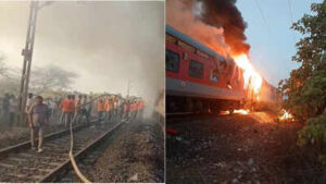 How railway staff quickly rescued passengers from burning Rajdhani Express