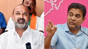 K T Rama Rao seeks Bandi Sanjay’s removal from cabinet after son’s arrest in POCSO case