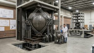 Scientists have created a steel sphere device that could help buildings survive earthquakes without electricity