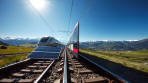 Italy could become the next country to build solar railway tracks after Switzerland’s successful trial | World News