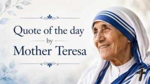 Quote of the day by Mother Teresa: “The greatest disease is not TB or leprosy, it is being…” – her timeless words on loneliness, love and human connection | World News