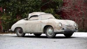 A rare 1955 Porsche 356 Speedster, found in barn-find condition, sold for $145,600 in 2026 after spending more than 50 years in a collection | World News