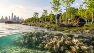 Bette Midler started cleaning a neglected New York park in 1995; 30 years later, her group has planted 200,000 trees and built an artificial oyster reef | World News