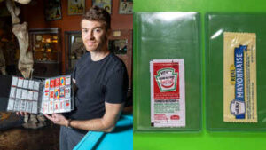 Meet Eric Thompson, the 39-year-old Texas engineer who has collected 5,000 condiment packets, including nearly 400 Taco Bell designs and a toothpaste sachet from 1950