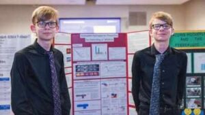 Meet Henry and Jack Grover, the Riverside twins whose wildfire-inspired hydrogel kept hot material from reigniting nine times longer than water