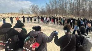 Nearly 4,000 New York City students planted more than 100,000 beachgrass stalks across 2.25 acres at Coney Island Creek Park to rebuild protective dunes and help protect 50,000+ people from flooding