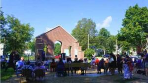 In 2023, fire destroyed a Michigan school built in 1867, leaving only its brick facade; 3 years later, the site has reopened as a $175,000 public park