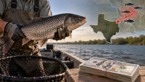 Texas is offering $100 for every invasive black carp caught; the fish has not yet been found in the state but is dangerously close | World News