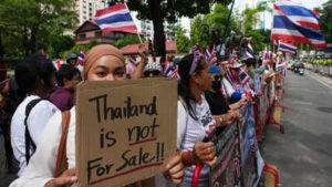 ‘Respect Thailand’s laws’: Protesters rally outside Israel embassy in Bangkok
