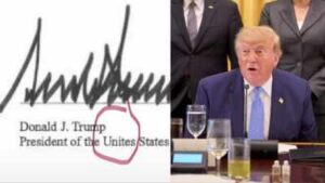 ‘Super Intelligence’ AI safety accord signed by tech CEOs carries ‘Unites States’ typo under Trump’s name