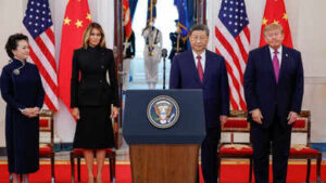 ‘US and China should coexist in peace’: Xi meets Trump at White House on second state visit