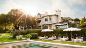 Adam Levine and Behati Prinsloo sold their Montecito mansion for $60 million; the 11,500-square-foot estate was originally built for actor Rob Lowe |