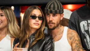 Justin and Hailey Bieber’s Manhattan condo reportedly cost $12 million; the four-bedroom residence features a 120-foot wall of windows overlooking the Hudson River